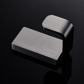 Robe Hooks, Modern Robe Hook Stainless Steel Non Skid Solid Color Rectangle N A