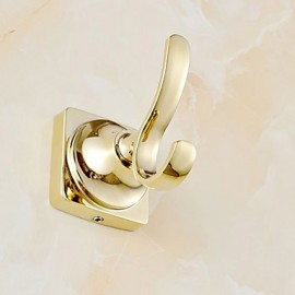Robe Hooks, 1 pc Contemporary Brass Robe Hook Bathroom