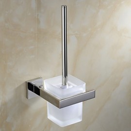 Toilet Brush Holder, 1 pc Contemporary Stainless Steel Toilet Brush Holder Bathroom
