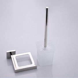 Toilet Brush Holder, 1 pc Contemporary Stainless Steel Toilet Brush Holder Bathroom