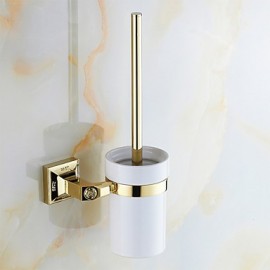 Towel Bars, 1 pc Antique Brass Toilet Brush Holder Bathroom