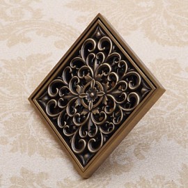 Drains, 1pc Removable Antique Brass Drain
