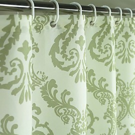 Shower Curtains Country Polyester Floral Machine Made