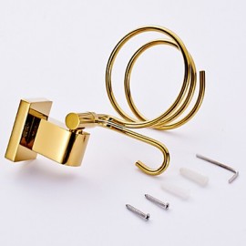 Bathroom Gadgets, 1 pc Contemporary Brass Bathroom Shelf Bathroom