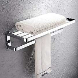 Towel Bars, 1pc High Quality Contemporary Brass Bathroom Shelf