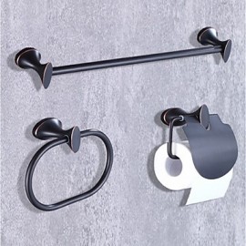 Bathroom Accessory Set, 1set High Quality Neoclassical Metal Bathroom Accessory Set Wall Mounted