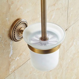 Toilet Brush Holder, 1 pc Traditional Brass Toilet Brush Holder Bathroom