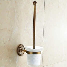 Toilet Brush Holder, 1 pc Traditional Brass Toilet Brush Holder Bathroom