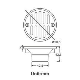 Drains, 1 pc Modern Brass Drain Bathroom