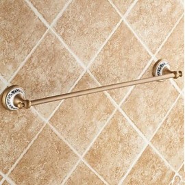 Towel Bars, 1pc High Quality Antique Brass Ceramic Towel Bar