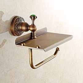 Towel Bars, 1 pc Contemporary Brass Toilet Paper Holder Bathroom