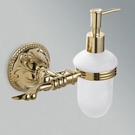 Soap Dishes, 1pc Removable Antique Brass Soap Dispenser
