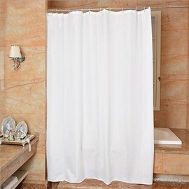 Shower Curtains Neoclassical Polyester Neutral Machine Made