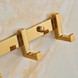 Robe Hooks, 1 pc Neoclassical Brass Zinc Alloy Robe Hook Bathroom