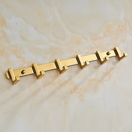 Robe Hooks, 1 pc Neoclassical Brass Zinc Alloy Robe Hook Bathroom