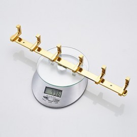 Robe Hooks, 1 pc Neoclassical Brass Zinc Alloy Robe Hook Bathroom