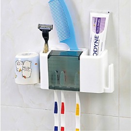 Toothbrush Holder, 1 pc Modern PC Toothbrush Holder Bathroom