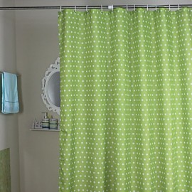 Shower Curtains Modern Polyester Polka Dot Machine Made