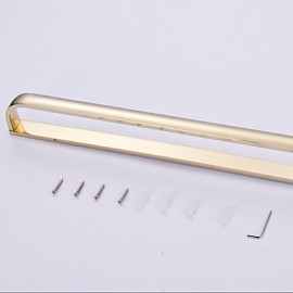Towel Bars, 1 pc Contemporary Brass Towel Bar Bathroom