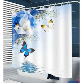 Shower Curtains & Hooks Country Polyester Animal Machine Made Waterproof