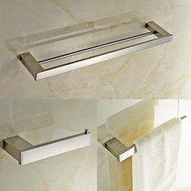 Bathroom Accessory Set, 1set High Quality Contemporary Stainless Steel Bathroom Accessory Set