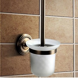 Toilet Brush Holder, 1pc High Quality Antique Brass Toilet Brush Holder