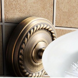 Toilet Brush Holder, 1pc High Quality Antique Brass Toilet Brush Holder