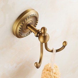 Bathroom Products, 1 pc Antique Brass Robe Hook Bathroom