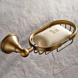 Bathroom Products, 1pc High Quality Antique Brass Soap Dishes & Holders