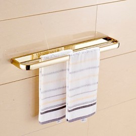 Towel Bars, 1 pc Contemporary Brass Towel Bar Bathroom