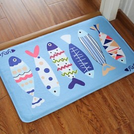 Mats & Rugs, Sheer Tights Bath Rugs Coral Velve Floral Print Four Leaf Clover