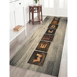 Mats & Rugs, Country Bath Mats Wood Creative Rectangle Non-Slip