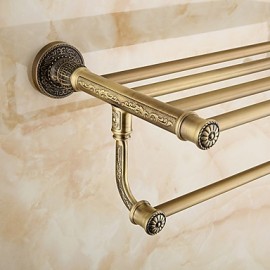 Towel Bars, 1 pc Antique Brass Bathroom Shelf Bathroom