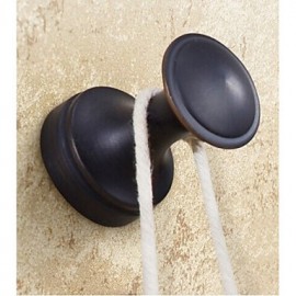 Robe Hooks, 1 pc Country Brass Robe Hook Bathroom