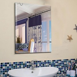 Shower Accessories, 1 pc Tempered Glass Contemporary Glossy Mirror Shower Accessories Bathroom