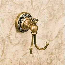 Robe Hooks, 1pc High Quality Antique Brass Robe Hook