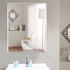 Shower Accessories, 1 pc Tempered Glass Contemporary Glossy Mirror Shower Accessories Bathroom