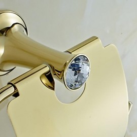 Bath Collection, 1pc High Quality Contemporary Brass Toilet Paper Holder