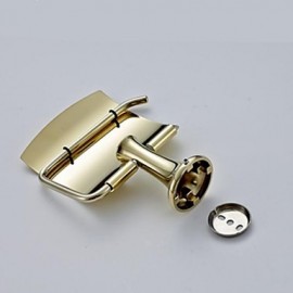Bath Collection, 1pc High Quality Contemporary Brass Toilet Paper Holder