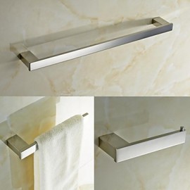 Bathroom Accessory Set, 1set High Quality Contemporary Stainless Steel Bathroom Accessory Set