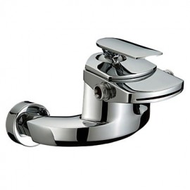 Contemporary Wall Mount Brass Tub Tap