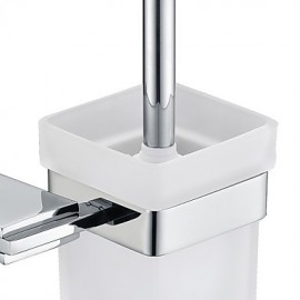 Toilet Brush Holder, 1 pc High Quality Stainless Steel Toilet Brush Bathroom