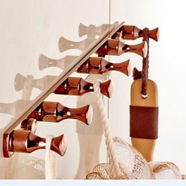 Robe Hooks, 1 pc Neoclassical Brass Zinc Alloy Robe Hook Bathroom