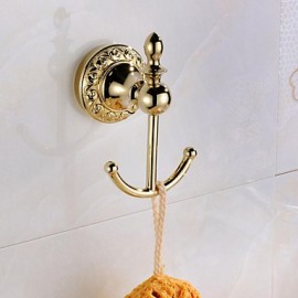 Robe Hooks, 1 pc Contemporary Brass Robe Hook Bathroom