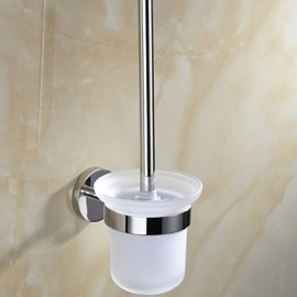 Toilet Brush Holder, 1 pc Contemporary Stainless Steel Toilet Brush Holder Bathroom