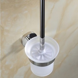 Toilet Brush Holder, 1 pc Contemporary Stainless Steel Toilet Brush Holder Bathroom