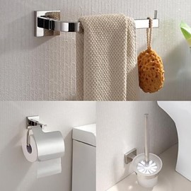 Bathroom Accessory Set, 1set High Quality Contemporary Stainless Steel Bathroom Accessory Set