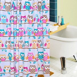 Shower Curtains Neoclassical PEVA Animal Machine Made