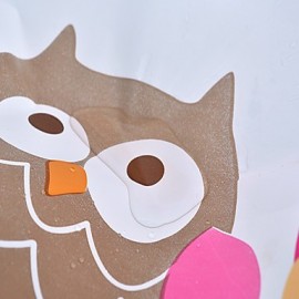 Shower Curtains Neoclassical PEVA Animal Machine Made