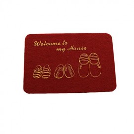 Mats & Rugs, Modern Bath Mats Microfiber Solid Colored Cuboid